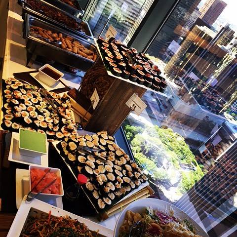 Corporate Luncheon Buffet with LA City View